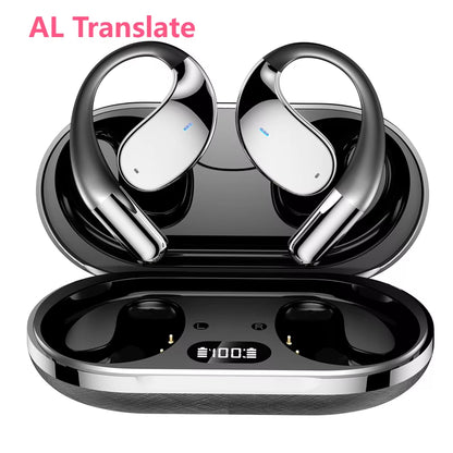 Wireless Simultaneous Interpreter Translation Headphones Business Instant Voice Translator Earphone Languages Translator Earbuds