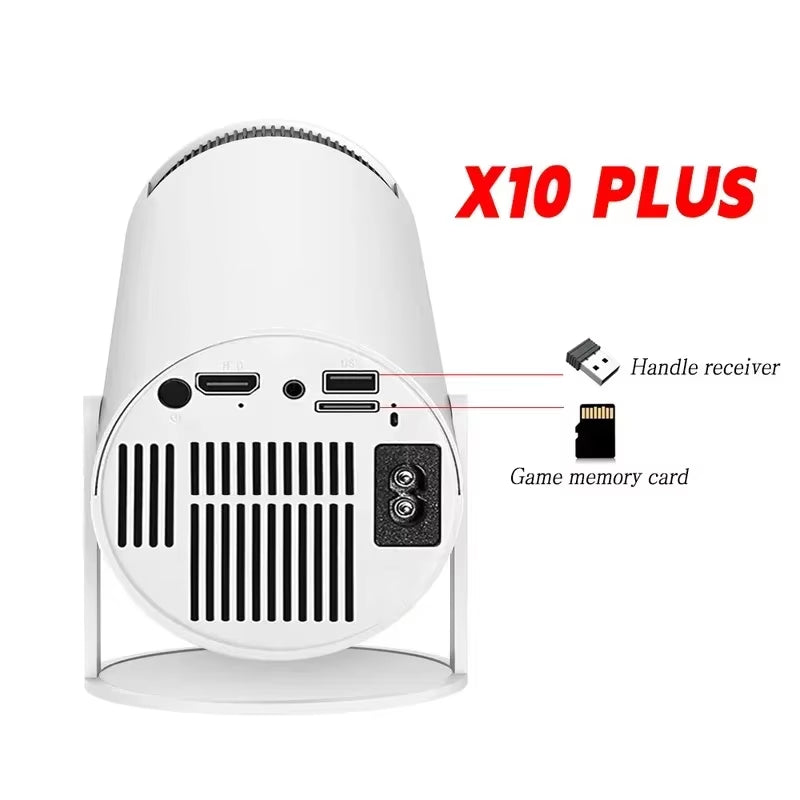 X10 plus Retro Video Game Consoles Android 11 System Portable Intelligent Projector 720P H713 Lcd Projector Hd Game Box