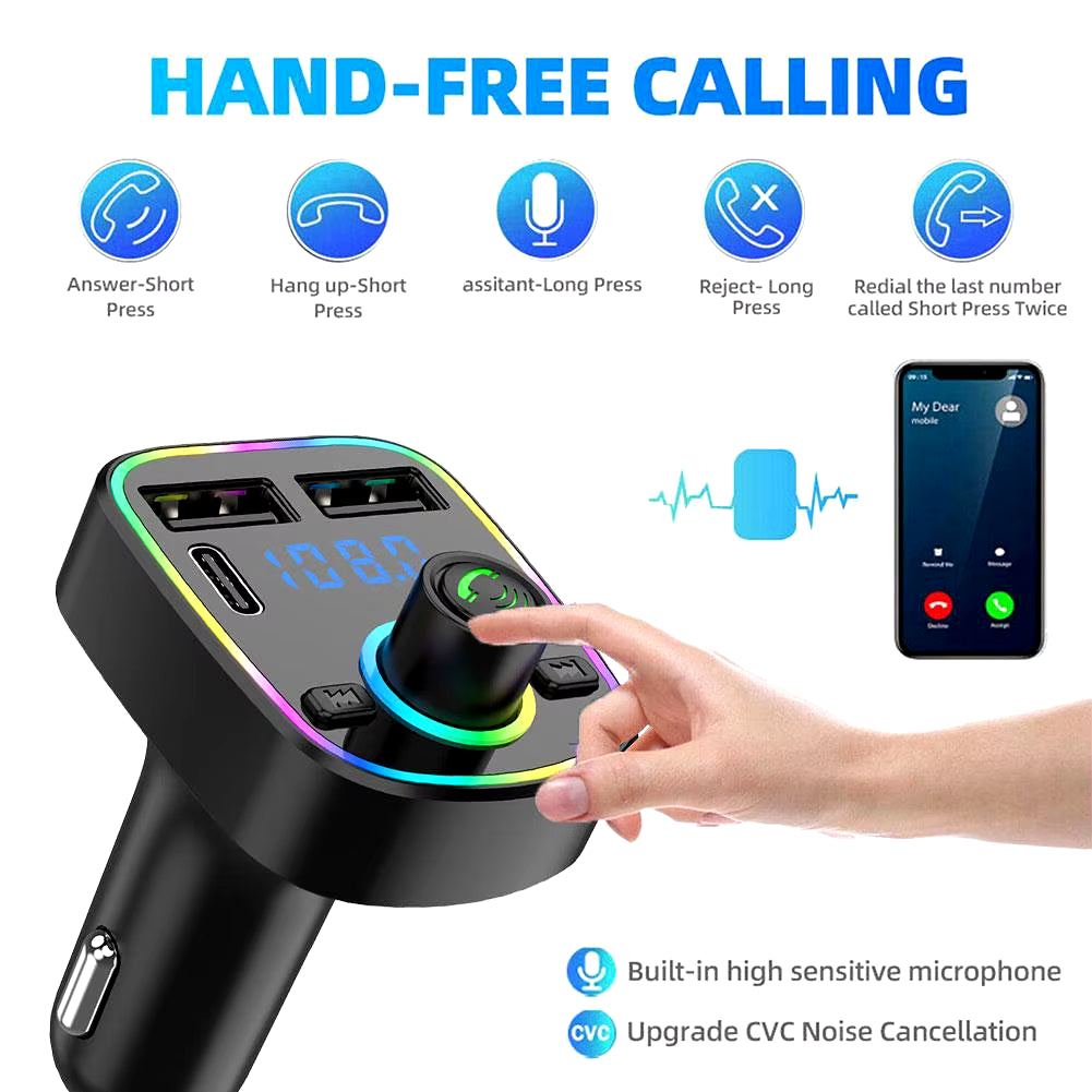 Car Bluetooth Handsfree Car MP3 Car FM Card Car MP3 Audio Radio Handsfree MP3 Modulator Player