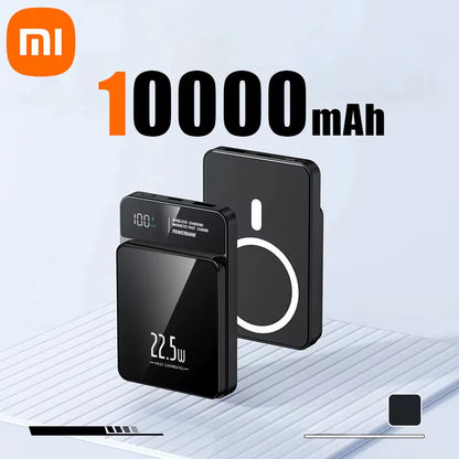 Xiaomi Power Bank 50000Mah Wireless Magnetic Power Bank Magsafe Super Fast Charging Suitable for Iphone Lenovo Samsung Huawei