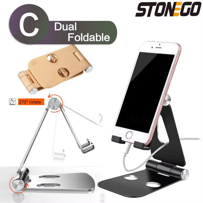 Mobile Phone Holder Metal Mobile Phone Holder Foldable Mobile Phone Holder Desktop Suitable for Iphone7 8 X XS