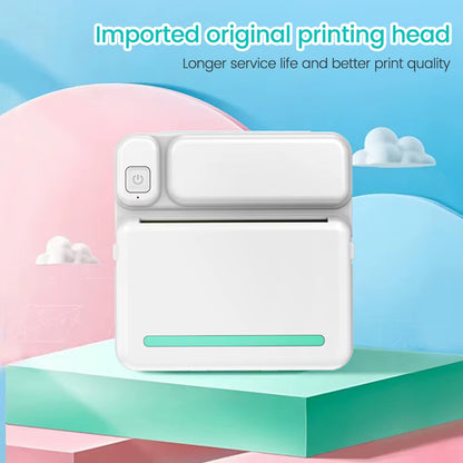 Portable Mini Printer Thermal Label Printer Sticker Inkless HD Pocket Printers for Phone Bluetooth Miniprint Printing Photo