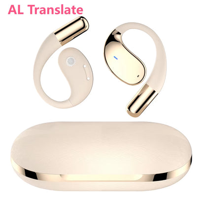 Wireless Simultaneous Interpreter Translation Headphones Business Instant Voice Translator Earphone Languages Translator Earbuds